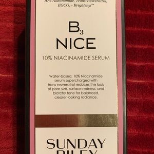 Brand new unused Sunday Riley B3 Nice